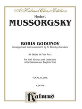 Mussorgsky Boris Godunov - An Opera in Four Acts