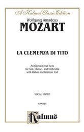 Mozart La Clemenza Di Tito - An Opera in Two Acts