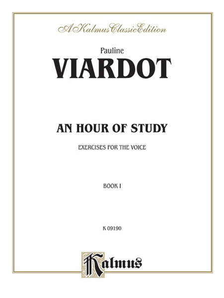 Viardot An Hour of Study, Book I
