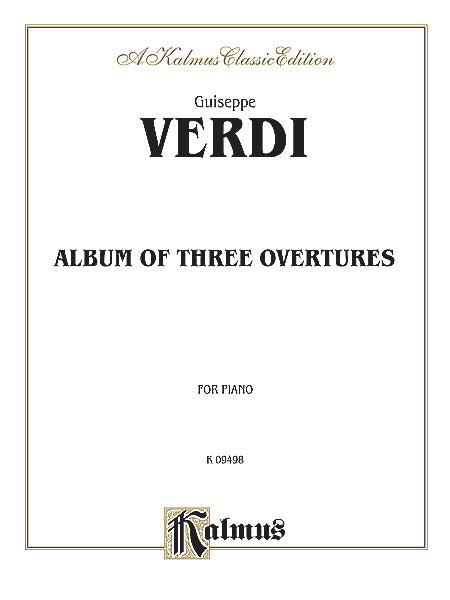 Verdi Album of Three Overtures
