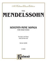 Mendelssohn 79 Songs