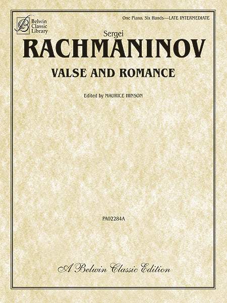 Rachmaninoff  Valse and Romance
