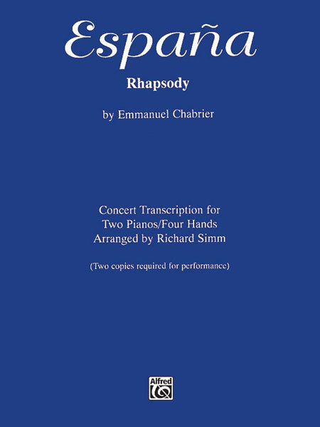 Chabrier Espana Rhapsody