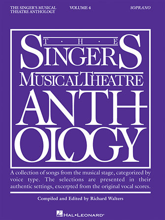 Singer's Musical Theatre Anthology - Volume 4 Soprano Book Only