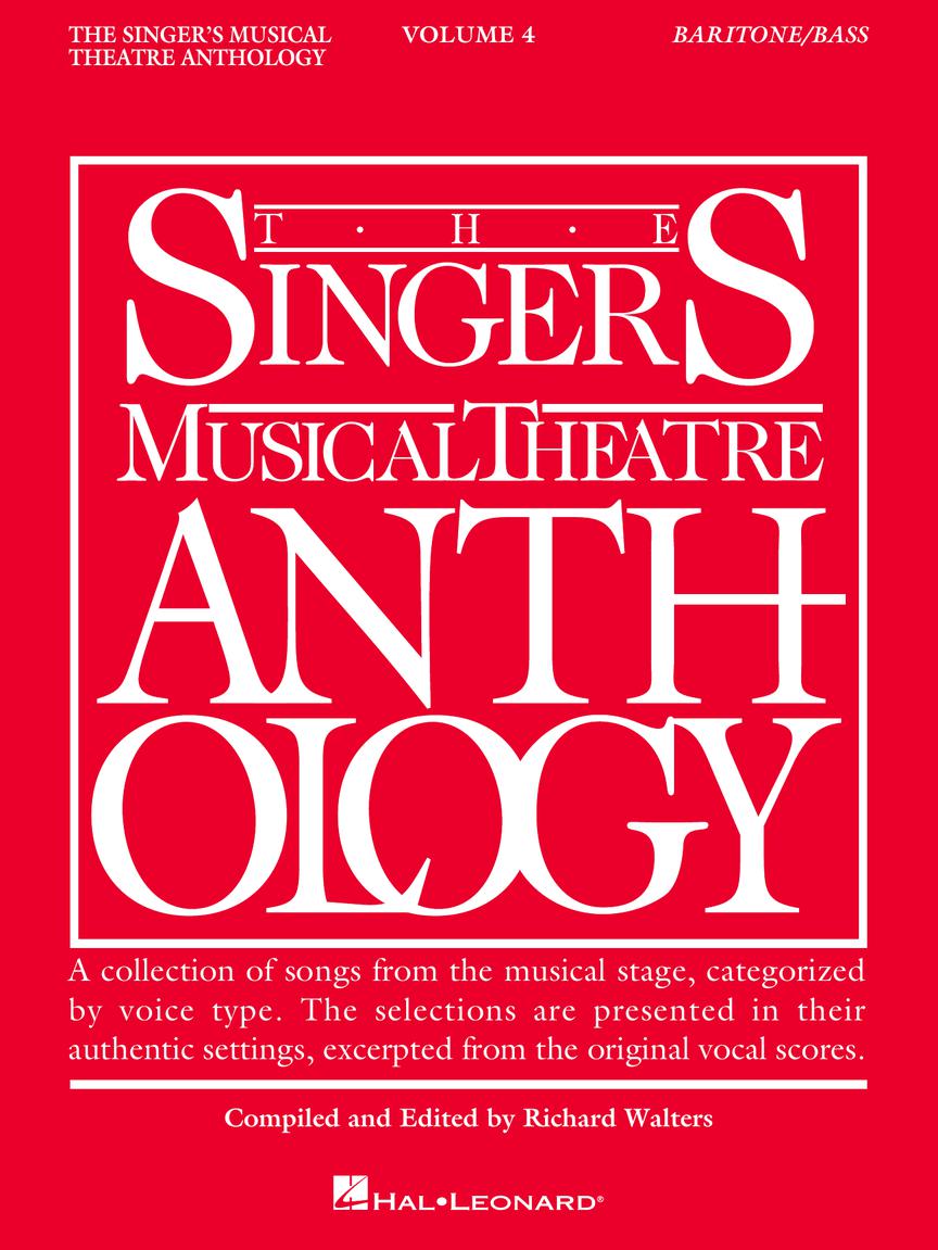 Singer's Musical Theatre Anthology Baritone/Bass Book Only Volume 4