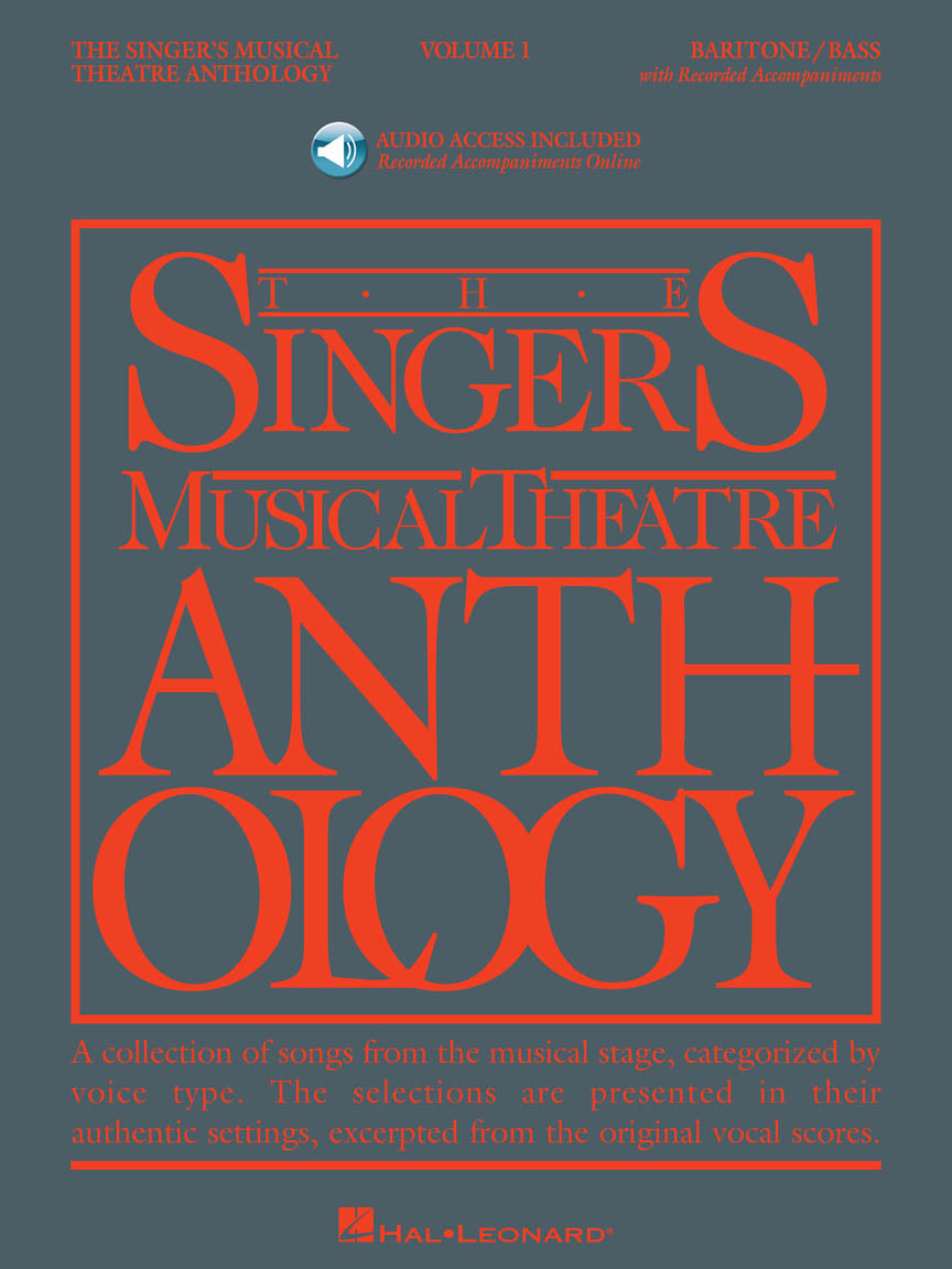 Singer's Musical Theatre Anthology - Baritone/Bass with Recorded Accompaniment Vol 1