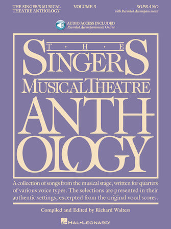 Singer's Musical Theatre Anthology - Volume 3 Soprano Book Online Audio