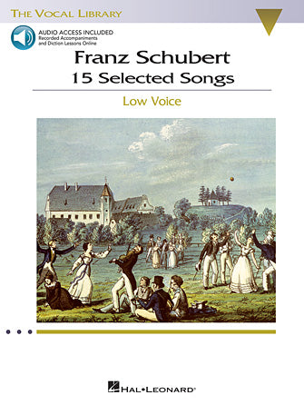 Schubert 15 Selected Songs Low Voice