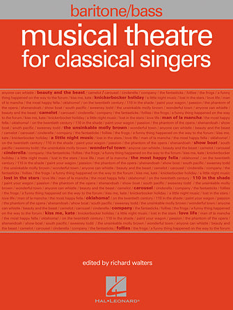 Musical Theatre for Classical Singers - Baritone/Bass