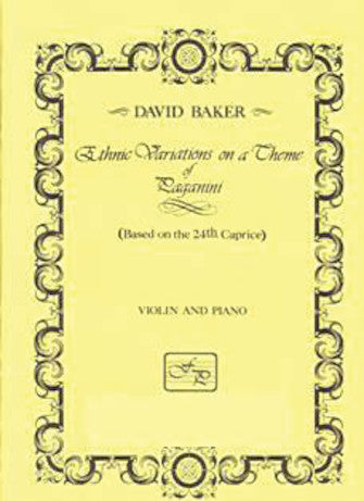 Baker Ethnic Variations on a Theme of Paganini