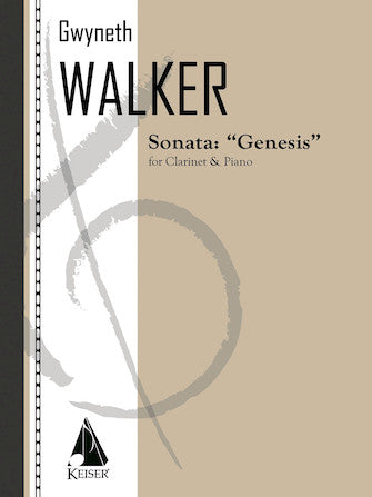Walker Sonata for Clarinet and Piano: Genesis