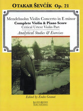 Mendelssohn Violin Concerto, Op. 21 (Sevcik Exercises)