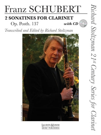 Schubert Sonatinas 1 & 2, Opus 137 For Clarinet and Piano