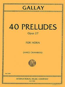 Gallay 40 Preludes, Op. 27