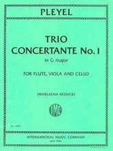 Pleyel Trio Concertante No. 1 in G major for Flute, Viola and Cello