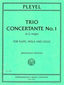 Pleyel Trio Concertante No. 1 in G major for Flute, Viola and Cello