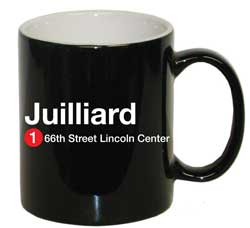 Mug: Juilliard Subway design