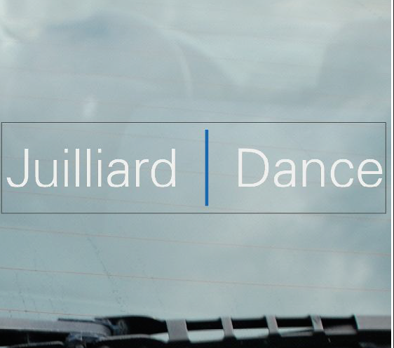 Decal: Juilliard Dance Window Static Cling