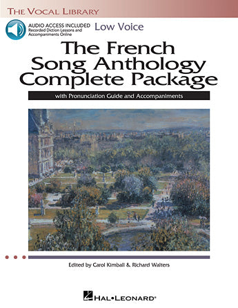 French Song Anthology Complete Package Low Voice
