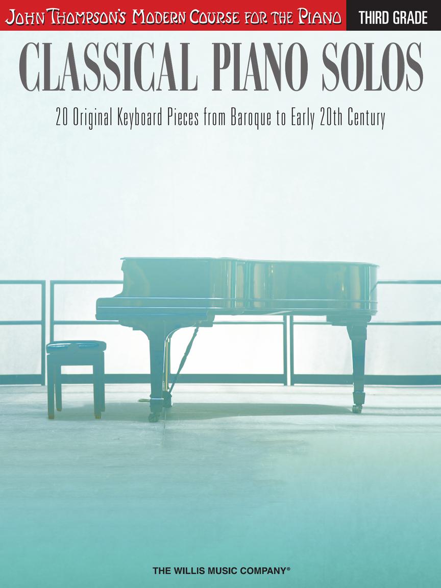 Thompson Classical Piano Solos -  Third Grade Thompson Modern Course