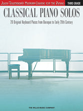 Thompson Classical Piano Solos -  Third Grade Thompson Modern Course