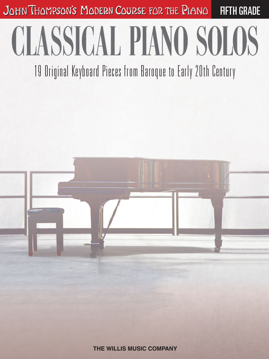 Classical Piano Solos - Thompson Modern Course Fifth Grade