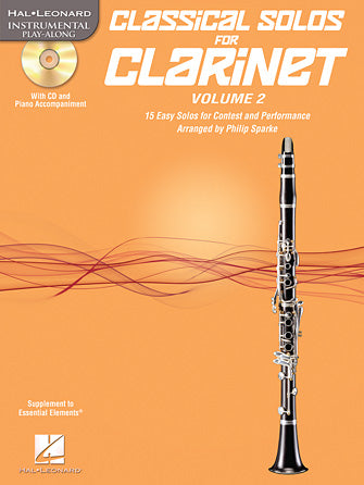 Classical Solos for Clarinet, Vol. 2 - 15 Easy Solos for Contest and Performance