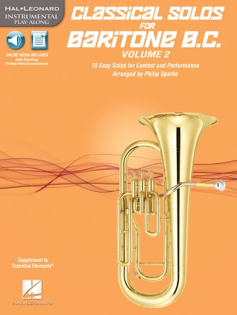 Classical Solos for Baritone B.C., Vol. 2 - 15 Easy Solos for Contest and Performance