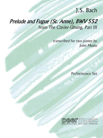 Bach: Prelude and Fugue (St. Anne) - Transcribed for 2 Pianos, 4 Hands