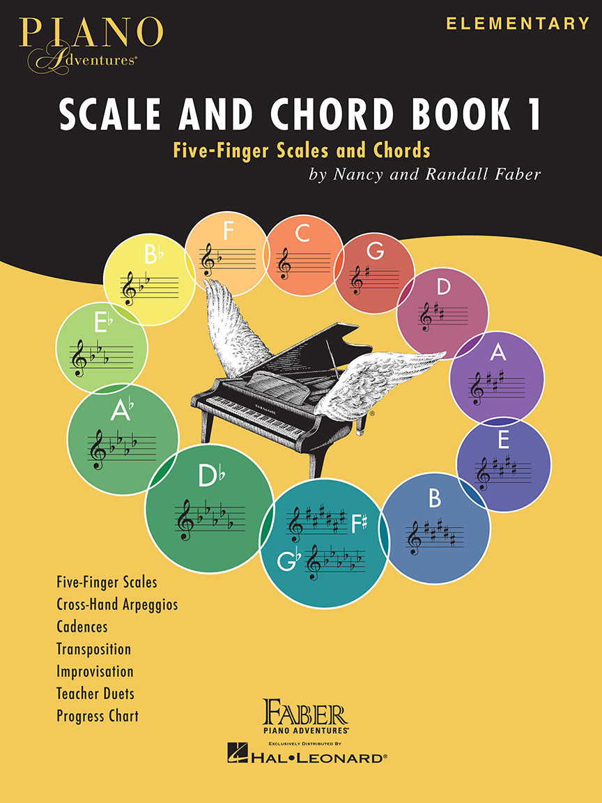 Faber Piano Adventures Scale And Chord Book 1