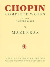 Chopin Mazurkas Paderewski