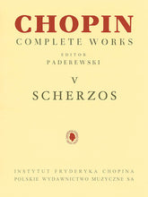 Chopin Scherzos Paderewski Edition