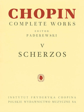 Chopin Scherzos Paderewski Edition
