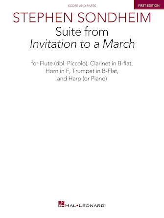 Sondheim Suite From Invitation To A March Score And Parts