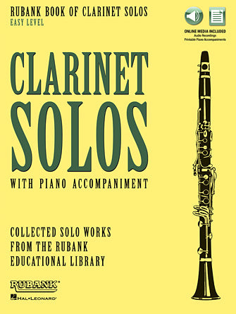 Rubank Book of Clarinet Solos - Easy Level (incl. online audio access)