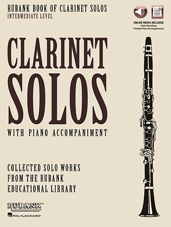 Rubank Book of Clarinet Solos - Intermediate Level (incl. online audio access)