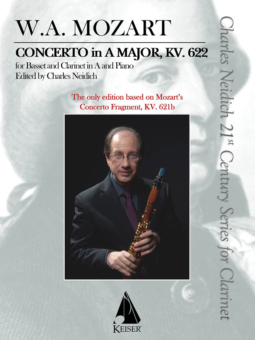 Mozart Clarinet Concerto, K. 622 Critical Urtext Edition - Clarinet and Piano Reduction