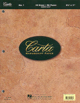 Carta No. 1 Basic Manuscript Paper