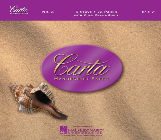 Carta No. 3 Children's Manuscript Paper