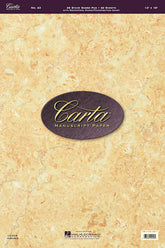 Carta No. 23 Professional Manuscript Paper