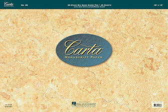 Carta No. 28 Professional Manuscript Paper