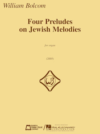 Bolcom Four Preludes on Jewish Melodies