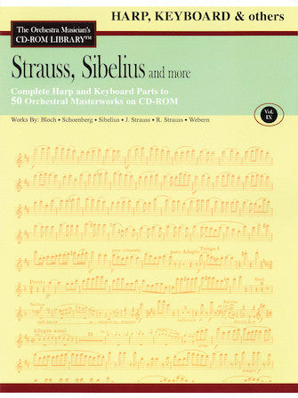 Clearance: Strauss, Sibelius and More – Harp & Keyboard Edition The Orchestra Musician's CD-ROM Library – Volume IX