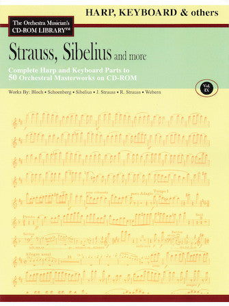 Strauss, Sibelius and More – Harp & Keyboard Edition The Orchestra Musician's CD-ROM Library – Volume IX