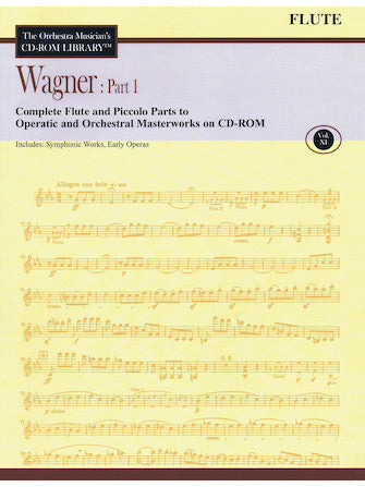 WAGNER FLUTE PART 1 V 2 ORCHES