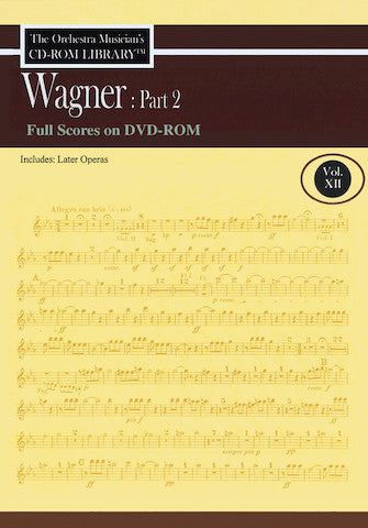 WAGNER V 12 PART 2 FULL SCORES