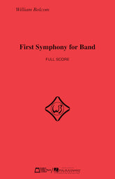 Bolcom First Symphony For Band - Full Score (oversized)