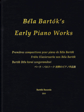 Bartok Early Piano Works