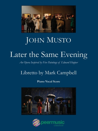 Musto Later the Same Evening Vocal Score