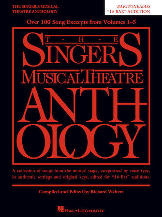 Singers Musical Theatre 16-Bar Audition – Revised Baritone/Bass Edition
